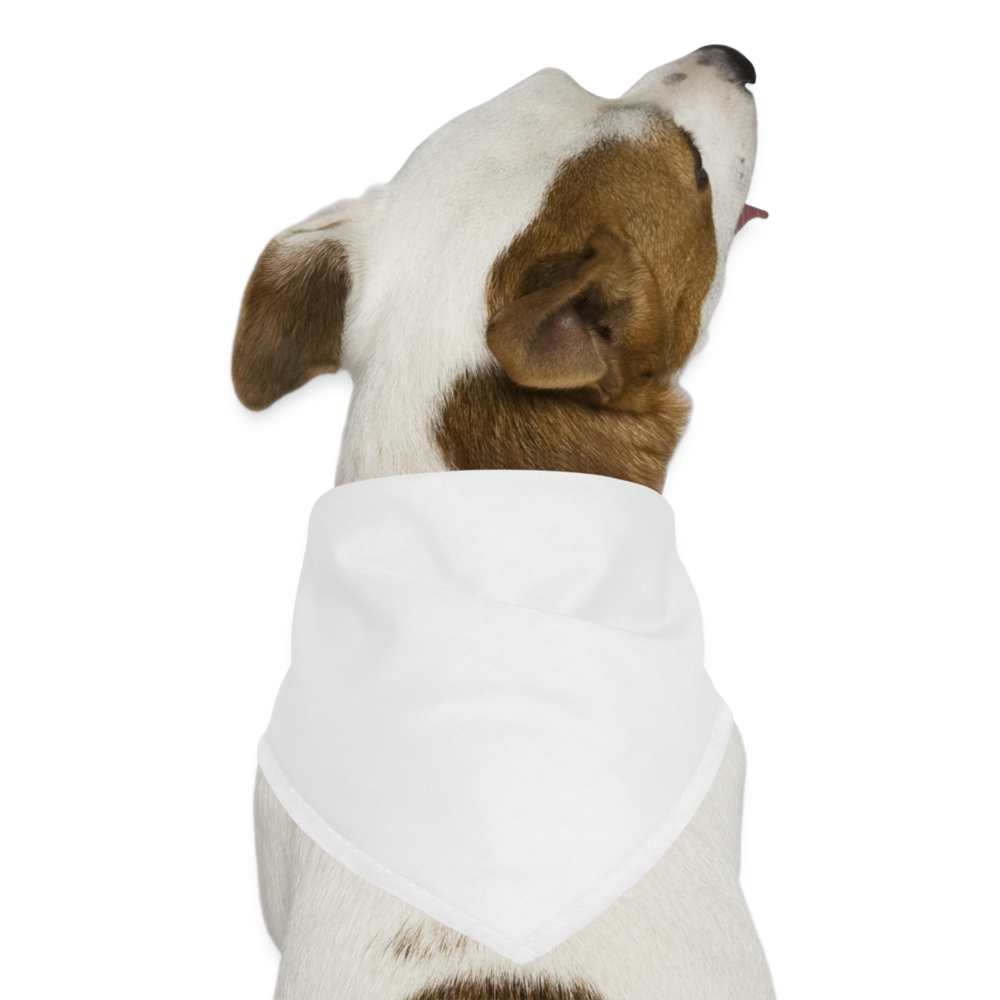 Hunde-Bandana personalisiert - Weiß