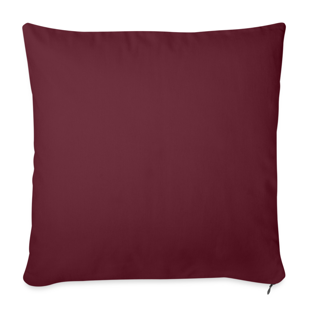 Sofakissen mit Füllung 44 x 44 cm - Burgunderrot
