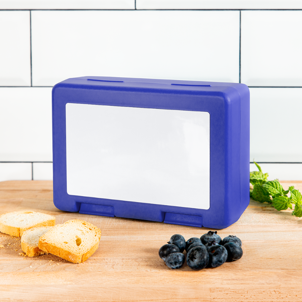 Brotdose personalisierbar - Royalblau