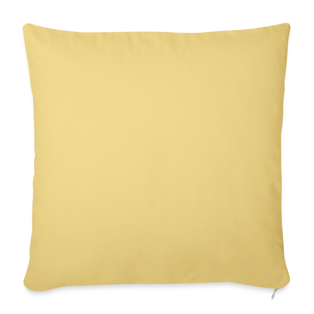 Sofakissen mit Füllung 44 x 44 cm - Hellgelb