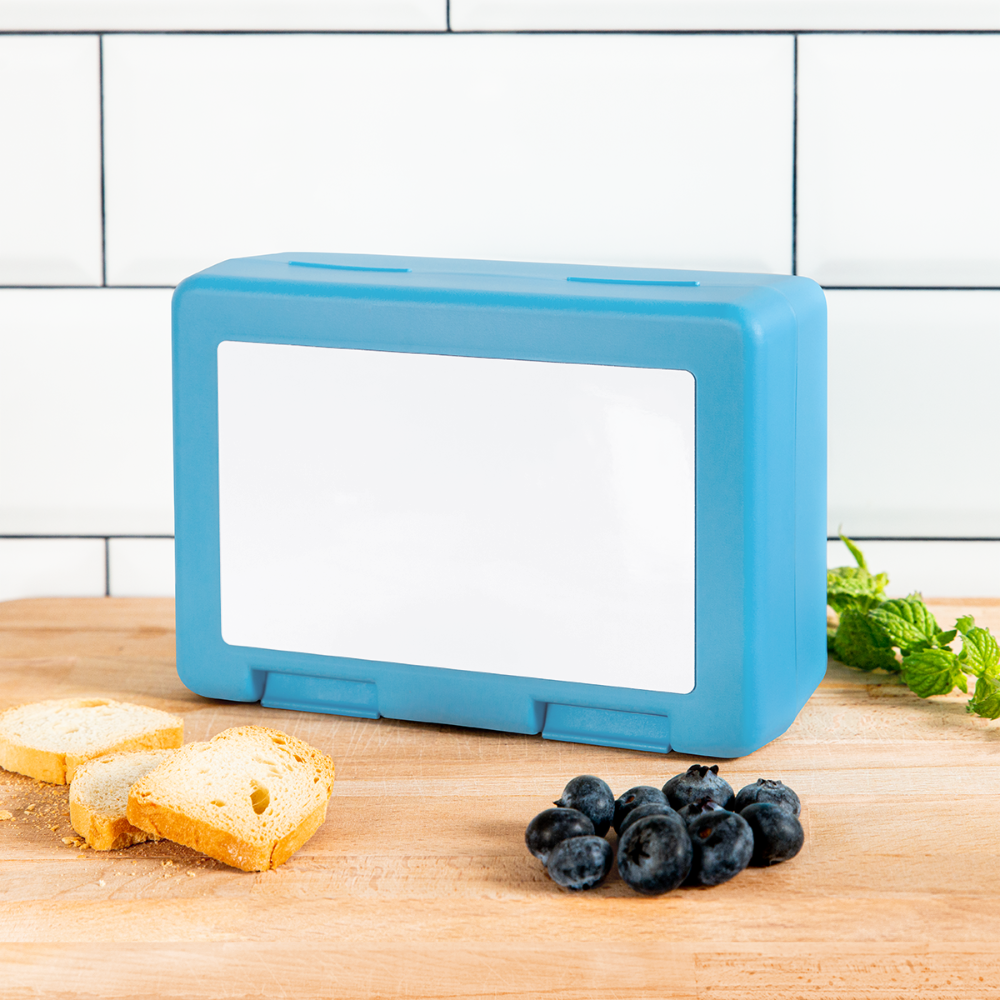 Brotdose personalisierbar - Saphirblau