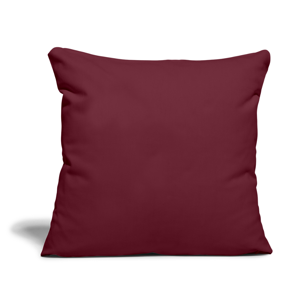 Sofakissen mit Füllung 44 x 44 cm - Burgunderrot