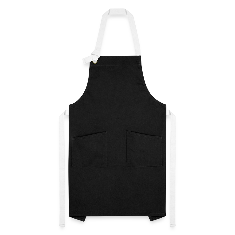 Schürze - Schwarz/Weiß