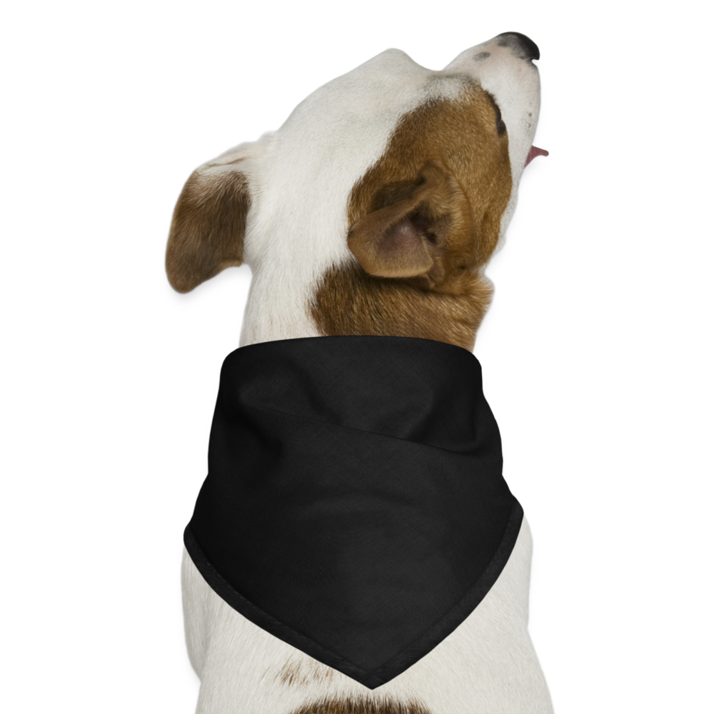Hunde-Bandana personalisiert - Schwarz