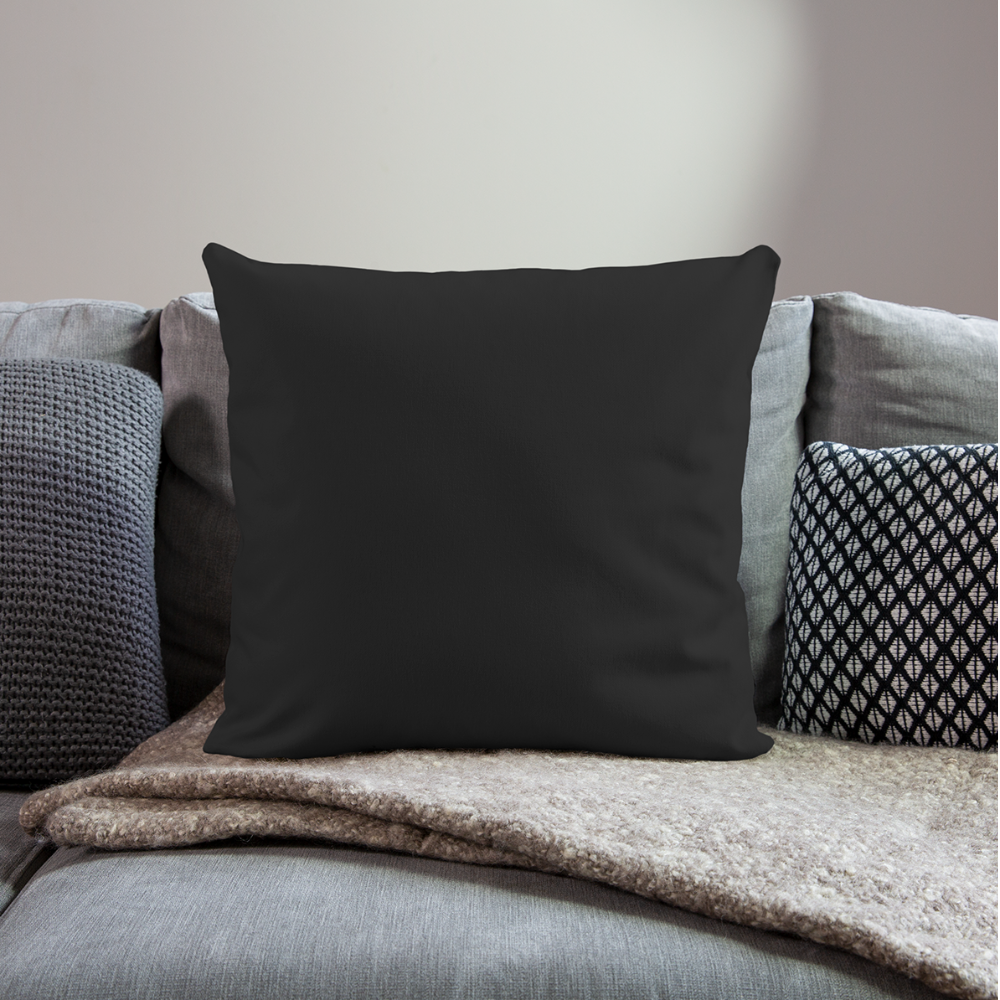 Sofakissen mit Füllung 44 x 44 cm - Schwarz