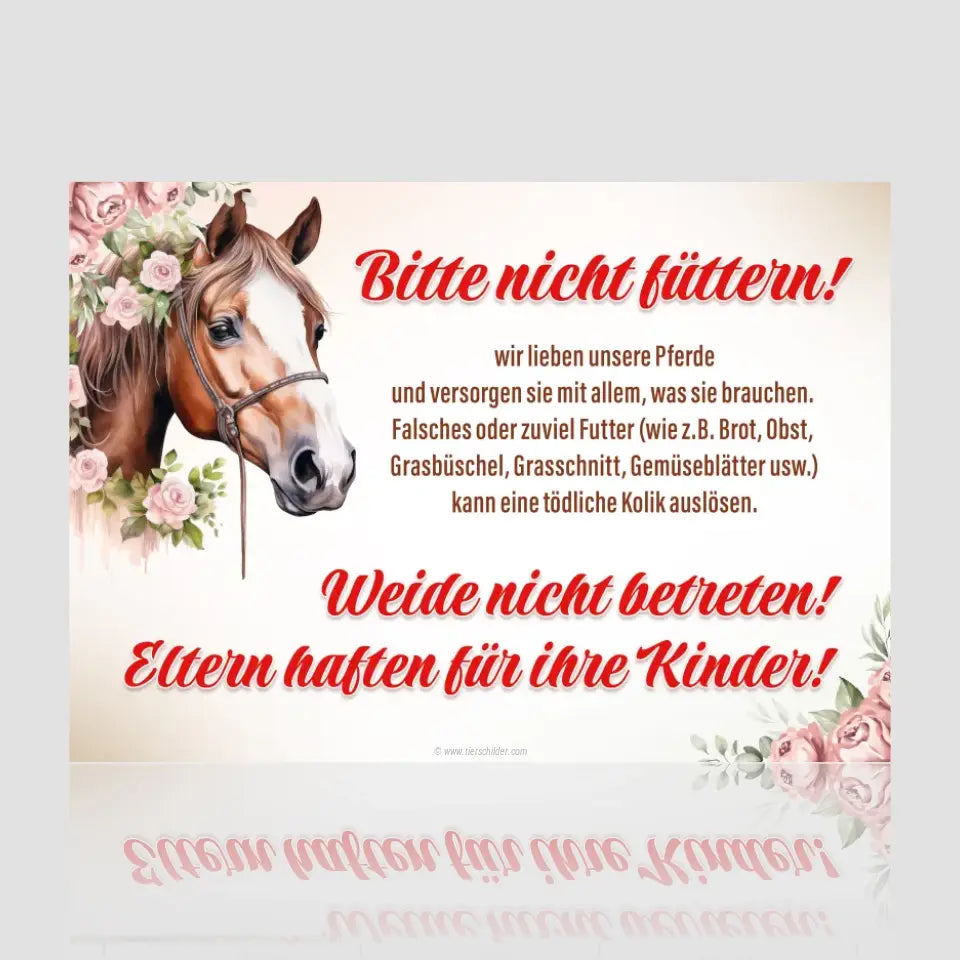 Koppel / Boxenschild / Weideschild - "Rosalinde"
