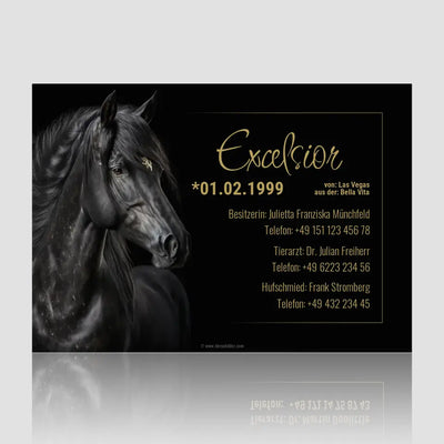 Boxenschild "Excelsior"