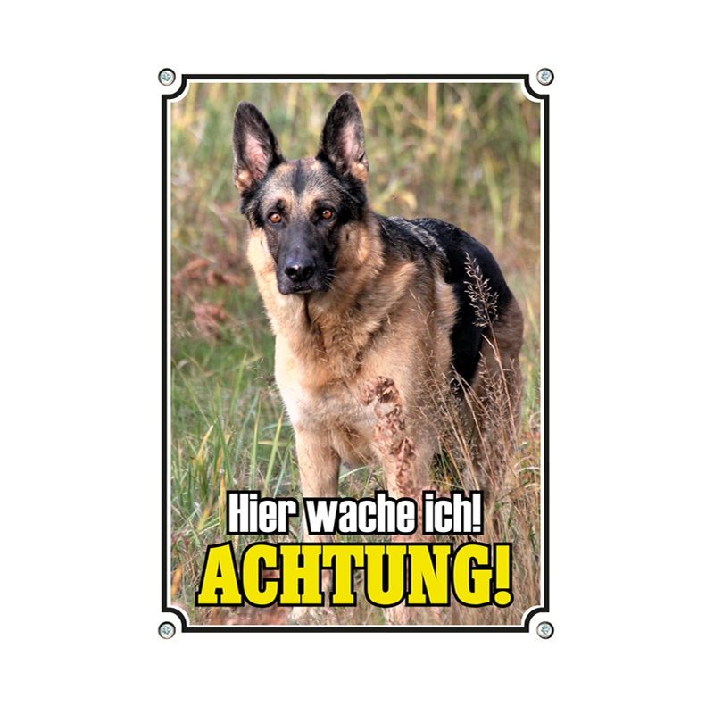 Deutscher Schäferhund - Hier wache ich