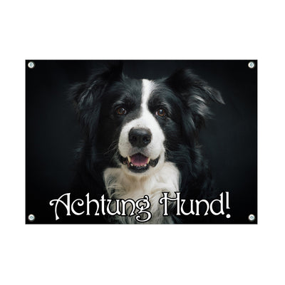 Border Collie - Warnschild – Hundeschild aus Aluminium
