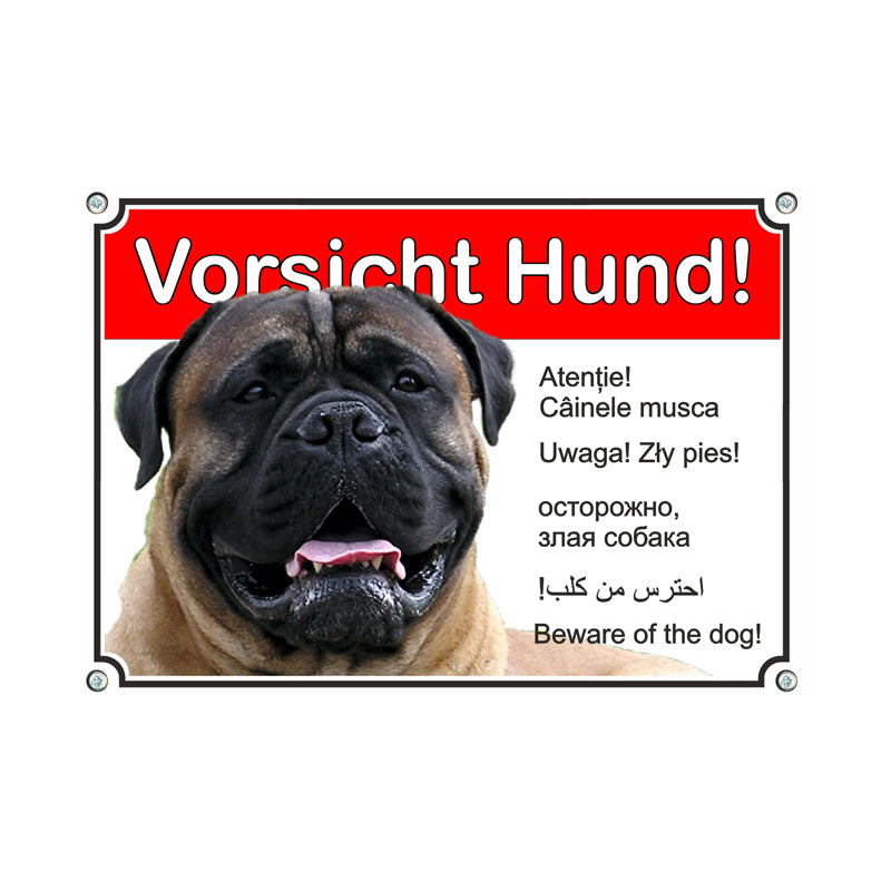 Bullmastiff - 6 Sprachen