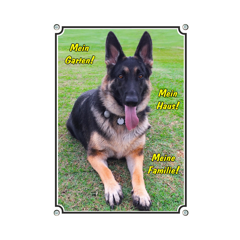 Deutscher Schäferhund - Mein Garten