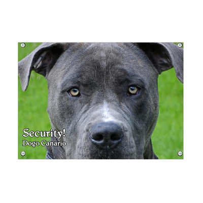 Dogo Canario - Security – Hundeschild aus Aluminium