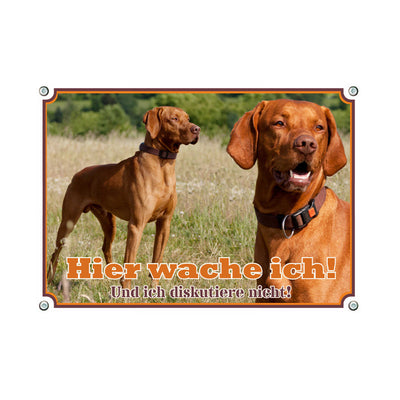 Magyar Vizsla - Alarmanlage – Hundeschild aus Aluminium