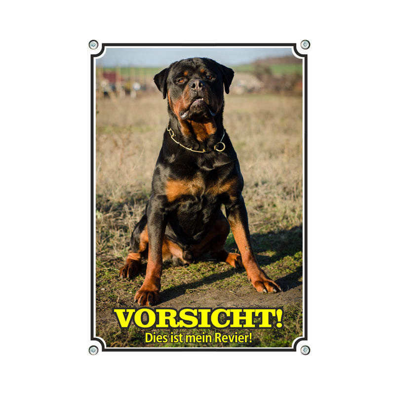 Rottweiler - Vorsicht mein Revier
