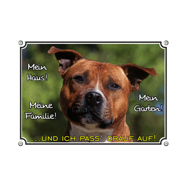 Staffordshire Bullterrier - Mein Haus mein Garten