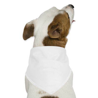 Hunde-Bandana personalisiert - Weiß